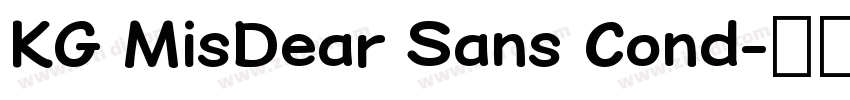 KG MisDear Sans Cond字体转换 KG MisDear Sans Cond字体转换